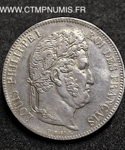 5 FRANCS ARGENT LOUIS PHILIPPE I° 1832 ROUEN 