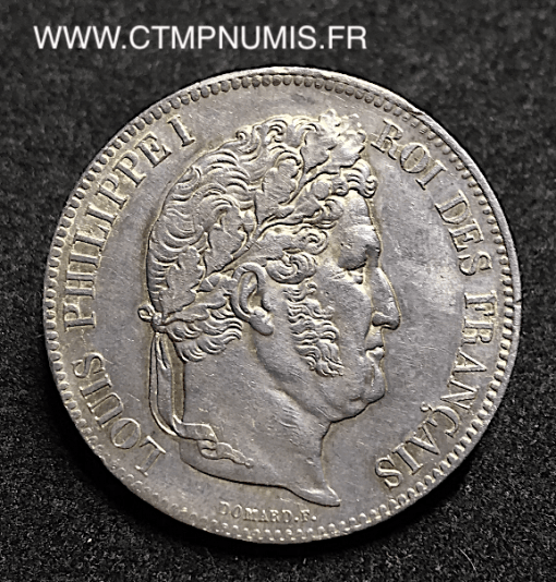 5 FRANCS ARGENT LOUIS PHILIPPE I° 1832 ROUEN