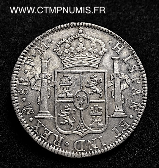 MEXIQUE 8 REALES CHARLES IIII 1793 FM MEXICO