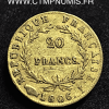 20 FRANCS OR NAPOLEON I° 1806 I LIMOGES