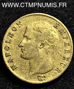 20 FRANCS OR NAPOLEON I° 1806 I LIMOGES