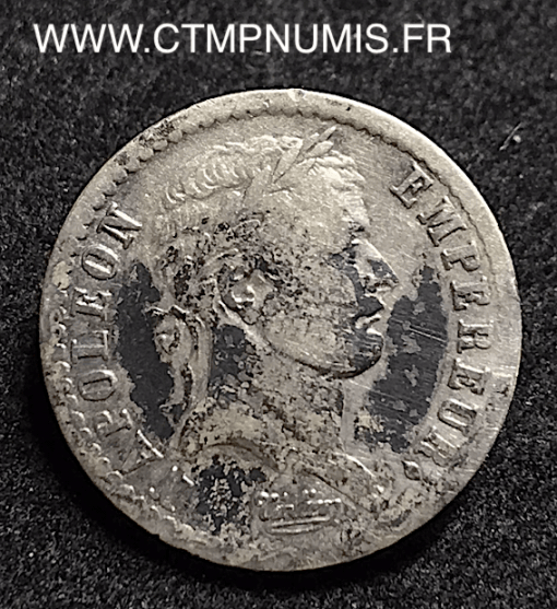 DEMI FRANC ARGENT NAPOLEON I°  1808 W LILLE