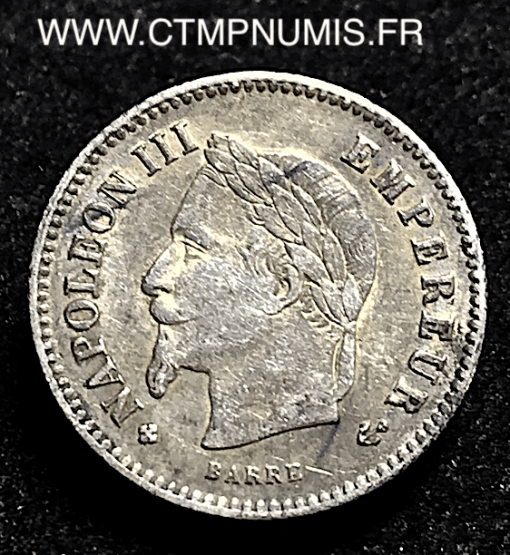 20 CENTIMES  NAPOLEON III 1868 BB STRASBOURG