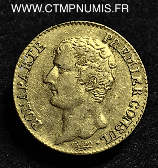 20 FRANCS OR BONAPARTE PREMIER CONSUL AN12