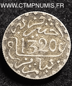 MAROC 1/2 DIRHAM ARGENT 1320 PARIS