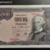 ESPAGNE BILLET 5000 PESETAS 1976 SANS SERIE