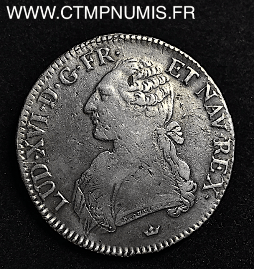 LOUIS XVI ECU ARGENT 1785 M TOULOUSE