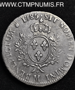 LOUIS XVI ECU ARGENT 1785 M TOULOUSE