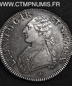LOUIS XVI ECU ARGENT 1786 M TOULOUSE