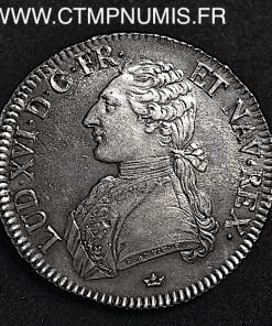 LOUIS XVI ECU ARGENT  1786 M TOULOUSE