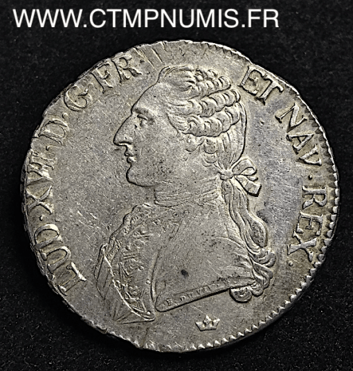 LOUIS XVI ECU ARGENT 1788 M TOULOUSE