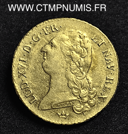 LOUIS XVI DOUBLE LOUIS D'OR 1790 M TOULOUSE