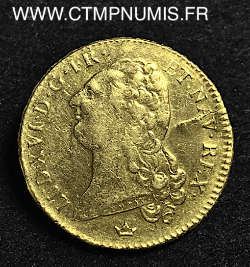 DOUBLE LOUIS D'OR BUSTE NU 1791 M TOULOUSE