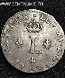 LOUIS XV SOL DE BILLON 1740 M TOULOUSE RARE