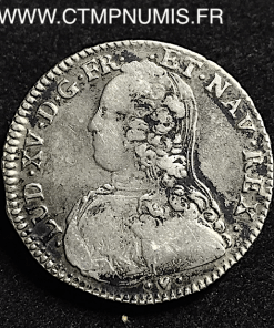 LOUIS XV DEMI ECU ARGENT 1738 BB STRASBOURG