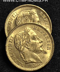 20 FRANCS OR NAPOLEON III 1866 A PARIS  SPL