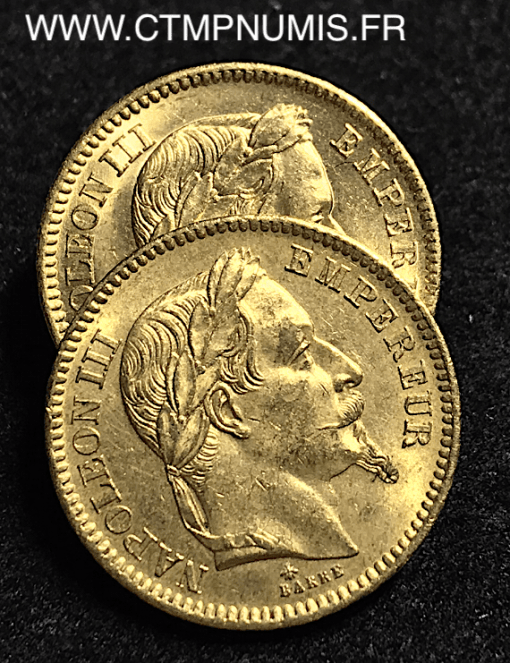 20 FRANCS OR NAPOLEON III 1866 A PARIS  SPL