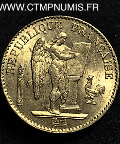 20 FRANCS OR GENIE III° REPUBLIQUE 1875 A PARIS