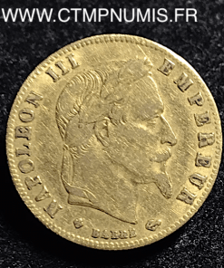 5 FRANCS OR NAPOLEON III 1867 BB STRASBOURG