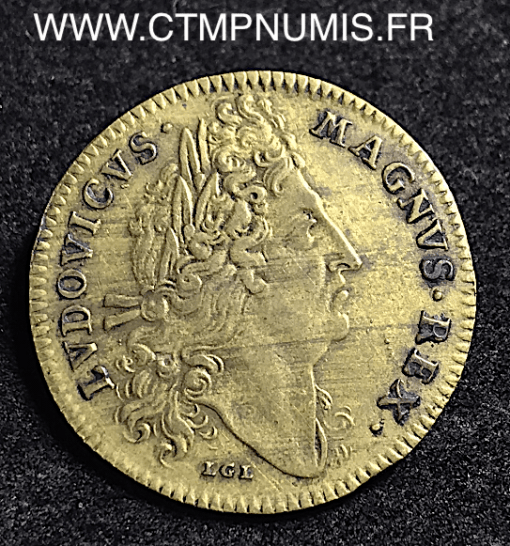 JETON BRONZE LOUIS XIV PONTS ET CHAUSSEES