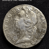 LOUIS XV ECU ARGENT AU BANDEAU 1755 D LYON TTB