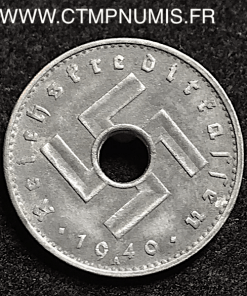 ALLEMAGNE 10 PFENNIG ZINC III° REICH 1940 A TTB