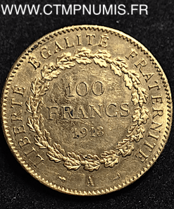 100 FRANCS OR GENIE III° REPUBLIQUE 1913 A PARIS 