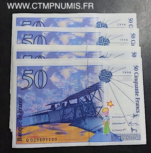 50 FRANCS SAINT EXUPERY TYPE 1992 1996 NEUF