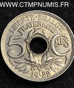 5 CENTIMES LINDAUER 1922 POISSY SUP