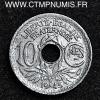 10 CENTIMES ZINC LINDAUER 1945 C CASTELSARRAZIN