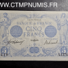 BILLET 5 FRANCS BLEU TYPE 1905 BALANCE 1916 SUP