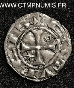LANGUEDOC DENIER ARGENT CAHORS ANONYME FIN XIII°. XIV° SIECLE