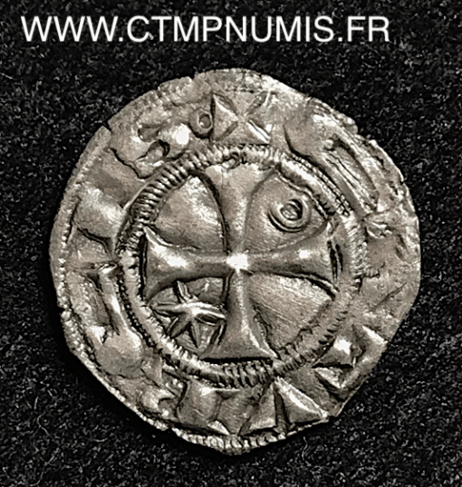 LANGUEDOC DENIER ARGENT CAHORS ANONYME FIN XIII°. XIV° SIECLE