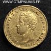 ITALIE 50 LIRE OR CHARLES ALBERT 1836 TURIN