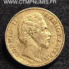 ALLEMAGNE BAVIERE 10 MARK OR LOUIS II 1881 D