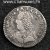 LOUIS XV 1/20 ECU ARGENT 1740 M TOULOUSE