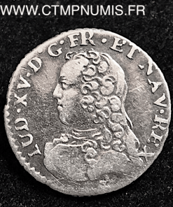 LOUIS XV 1/20 ECU ARGENT  1740 M TOULOUSE ETOILE