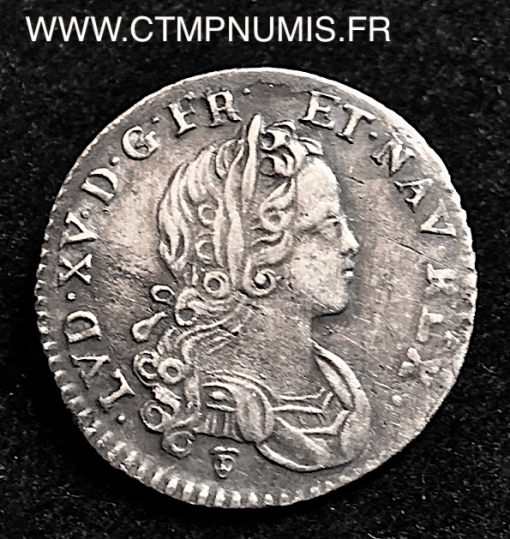 LOUIS XV X SOLS  FRANCE NAVARRE 1719 M TOULOUSE