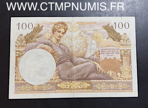 BILLET 100 FRANCS TRESOR PUBLIC 1955 SPL