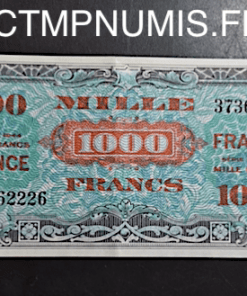  BILLET 1000 FRANCS VERSO FRANCE  1945 SANS SERIE