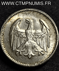 ALLEMAGNE 1 MARK ARGENT 1924 F SUP