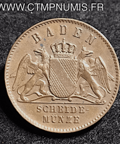 ALLEMAGNE BADEN 1 KREUZER 1871