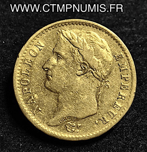 20 FRANCS OR NAPOLEON I° REPUBLIQUE 1808 A PARIS