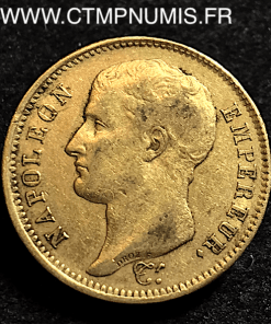 40 FRANCS OR NAPOLEON I° TETE NUE 1807 A PARIS