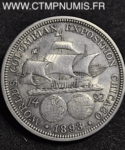USA 1/2 DOLLAR ARGENT COLUMBIAN EXPOSITION 1893