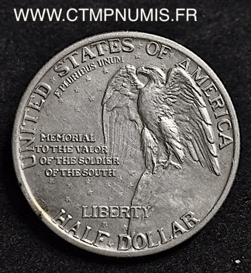1/2 DOLLAR ARGENT MEMORIAL STONE MOUTAIN 1925