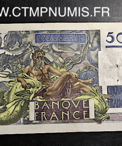 BILLET 50 FRANCS LEVERRIER  DU 3 OCTOBRE 1946