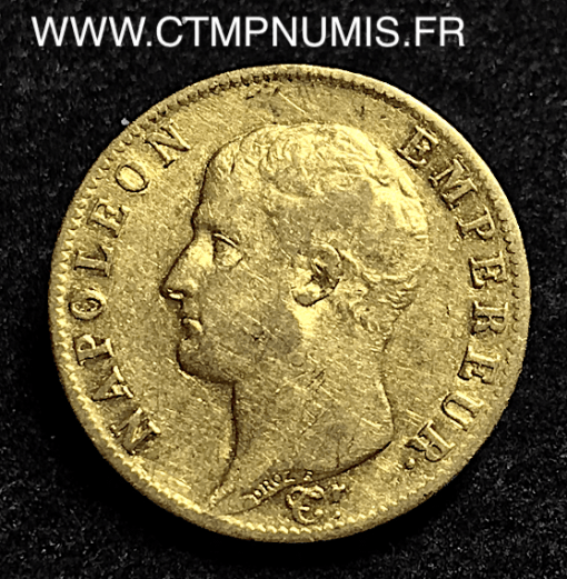 20 FRANCS OR NAPOLEON EMPEREUR  1806 A PARIS