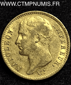 20 FRANCS OR NAPOLEON REPUBLIQUE 1807 A PARIS