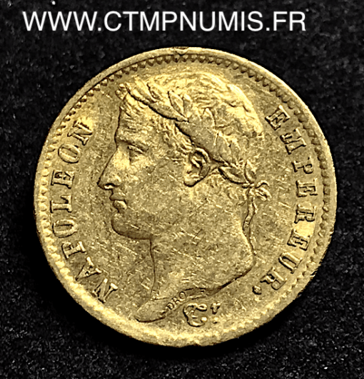 20 FRANCS OR NAPOLEON REPUBLIQUE 1807 A PARIS